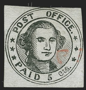 Sale 1234, Lot 2, Postmasters' Provisionals