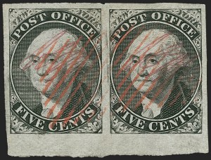 Sale 1234, Lot 5, Postmasters' Provisionals