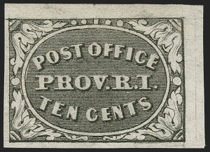 Sale 1234, Lot 7, Postmasters' Provisionals