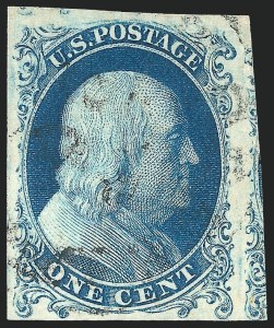 Sale Number 1235, Lot Number 1006, 1851-56 Issue (Scott 6-17)