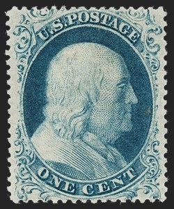Sale 1235, Lot 1014, 1857-60 Issue (Scott 18-39)