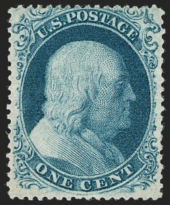 Sale 1235, Lot 1017, 1857-60 Issue (Scott 18-39)