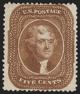 Sale 1235, Lot 1025, 1857-60 Issue (Scott 18-39)