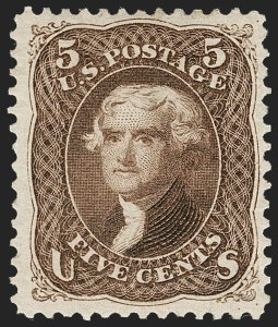Sale 1235, Lot 1083, 1875 Re-Issue of 1861-66 Issue (Scott 102-111)