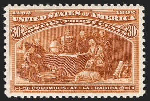 Sale Number 1235, Lot Number 1191, 1893 Columbian Issue (Scott 230-245) Sale Number 1235, Lot Number 1191, 1893 Columbian Issue (Scott 230-245)