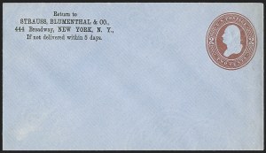 Sale 1235, Lot 1551, Eagle Carrier, Postal Stationery, Hunting Permits, Confederate States