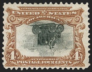 Sale 1239, Lot 609, 1902 Pan-American Issue Stamps, First Day Covers and Inverts