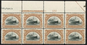 Sale 1239, Lot 614, 1902 Pan-American Issue Stamps, First Day Covers and Inverts