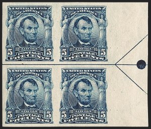 Sale 1239, Lot 618, 1902 thru later 20th Century Issues, 5c Blue, Imperforate (315) Sale 1239, Lot 618, 1902 thru later 20th Century Issues