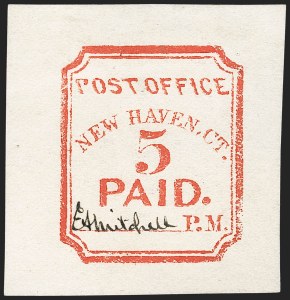 Sale 1240, Lot 105, Postmasters' Provisionals