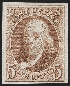 Sale 1240, Lot 142, 1875 Reproduction of 1847 Issue (Scott 3-4)