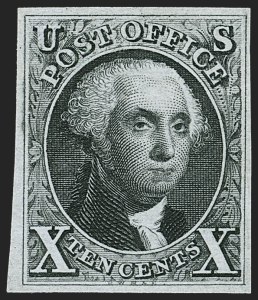 Sale 1240, Lot 143, 1875 Reproduction of 1847 Issue (Scott 3-4)