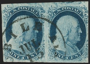 Sale 1240, Lot 150, 1851-56 Issue (Scott 5-17)