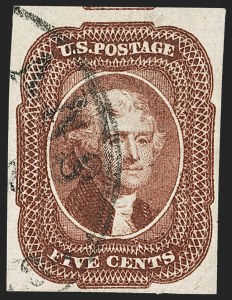 Sale 1240, Lot 161, 1851-56 Issue (Scott 5-17)