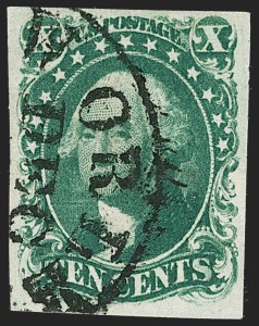Sale 1240, Lot 165, 1851-56 Issue (Scott 5-17)