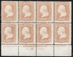 Sale 1240, Lot 208, 1861-66 Issue (Scott 56-78)
