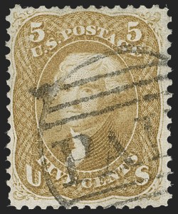 Sale 1240, Lot 215, 1861-66 Issue (Scott 56-78)