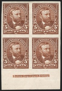 Sale 1240, Lot 316, 1894-97 Bureau Issues (Scott 246-284)