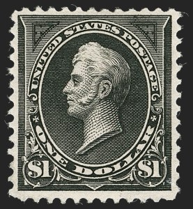 Sale 1240, Lot 319, 1894-97 Bureau Issues (Scott 246-284), $1.00 Black (261) Sale 1240, Lot 319, 1894-97 Bureau Issues (Scott 246-284)