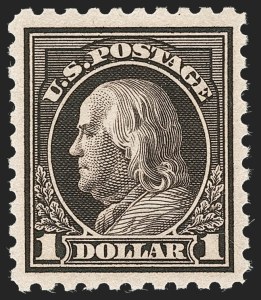Sale 1240, Lot 459, 1912-15 Washington-Franklin Issue (Scott 405-461)