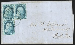 Sale 1242, Lot 10, One-Cent: Plate One Early (Scott 5-5A)