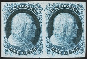 Sale 1242, Lot 111, One-Cent: Plate Four (Scott 6-8A)