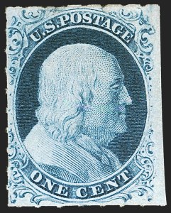 Sale 1242, Lot 129, One-Cent: Plate Four (Scott 6-8A)