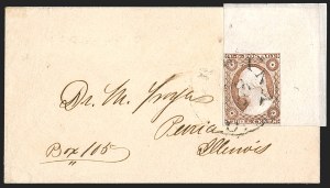 Sale 1242, Lot 169, Three-Cent: Dull Red and Shades, Types I, II (Scott 11-11A)