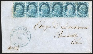 Sale 1242, Lot 24, One-Cent: Plate One Early, cont. (Scott 7-8A)