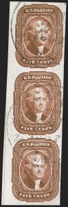 Sale 1242, Lot 294, Five-Cent: Off-Cover (Scott 12)