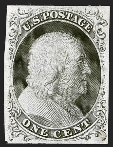 Sale 1242, Lot 3, One-Cent: Essays and Proofs
