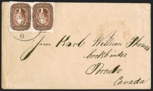 Sale 1242, Lot 306, Five-Cent: Foreign Mails (Scott 12)