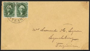 Sale 1242, Lot 371, Ten-Cent: Type III, Covers (Scott 15)