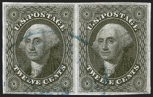 Sale 1242, Lot 415, Twelve-Cent: Off-Cover (Scott 17)