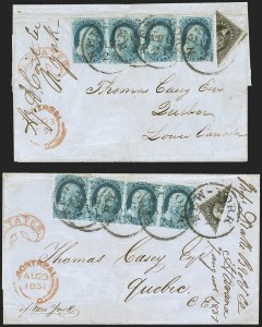 Sale 1242, Lot 426, Twelve-Cent: Bisects (Scott 17a)