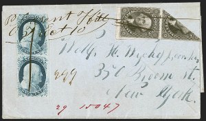 Sale 1242, Lot 427, Twelve-Cent: Bisects (Scott 17a)