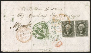 Sale 1242, Lot 436, Twelve-Cent: Foreign Mails (Scott 17)