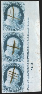 Sale 1242, Lot 76, One-Cent: Plate Two (Scott 7, 8)