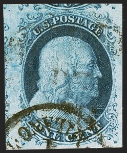 Sale 1242, Lot 78, One-Cent: Plate Two (Scott 7, 8)