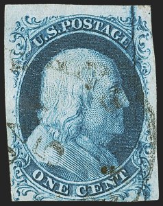 Sale 1242, Lot 82, One-Cent: Plate Two (Scott 7, 8)