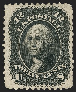 Sale 1244, Lot 105, 1861 Issue First Designs and Colors (Scott 55-61)