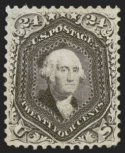 Sale 1244, Lot 106, 1861 Issue First Designs and Colors (Scott 55-61)