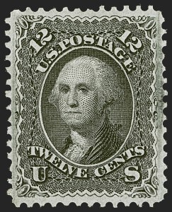 Sale 1244, Lot 161, 1867-68 Grilled Issue (Scott 79-101)
