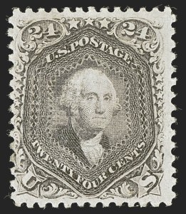 Sale 1244, Lot 165, 1867-68 Grilled Issue (Scott 79-101)