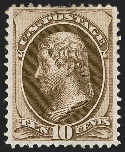 Sale 1244, Lot 225, 1870-71 National Bank Note Co. Issues (Scott 134-155)