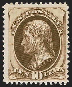 Sale 1244, Lot 251, 1873 Continental Bank Note Co. Issue (Scott 156-166)