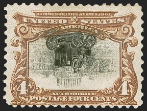 Sale 1244, Lot 382, 1901 Pan-American Issue and Inverts (Scott 294-299)