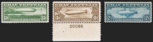 Sale 1244, Lot 477, Air Post, including Inverted "Jenny" Position 3 (Scott C3a)