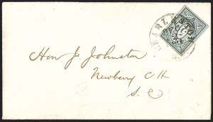 Sale 1244, Lot 526, Confederate States, Postmasters' Provisionals