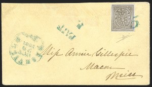 Sale 1244, Lot 542, Confederate States, Postmasters' Provisionals
